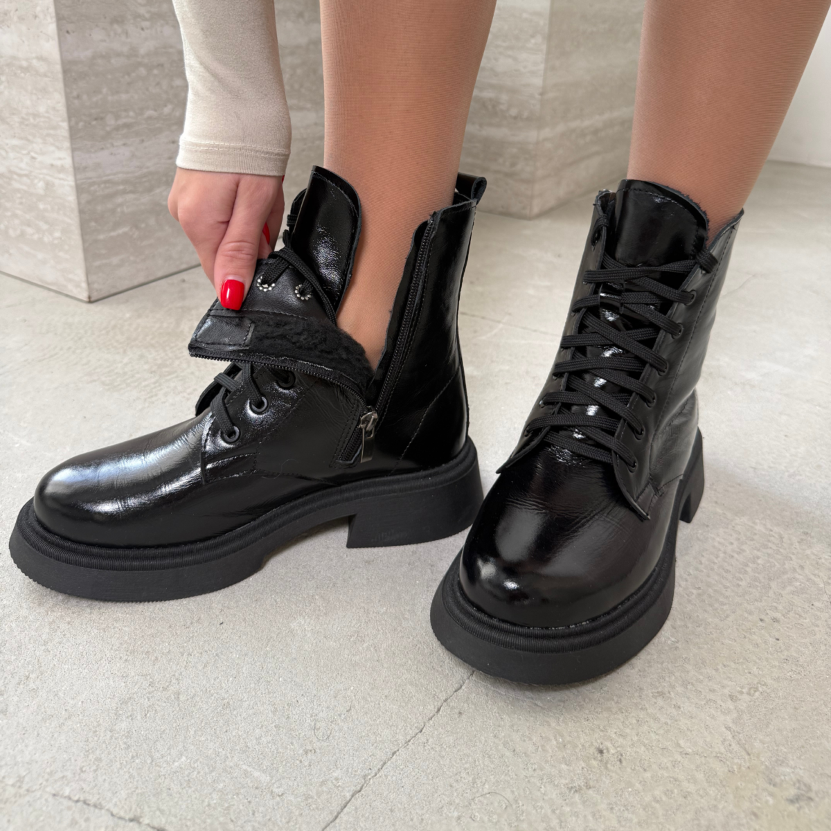 Жіночі черевики Force  Art-19  Black(L) - Зображення 4