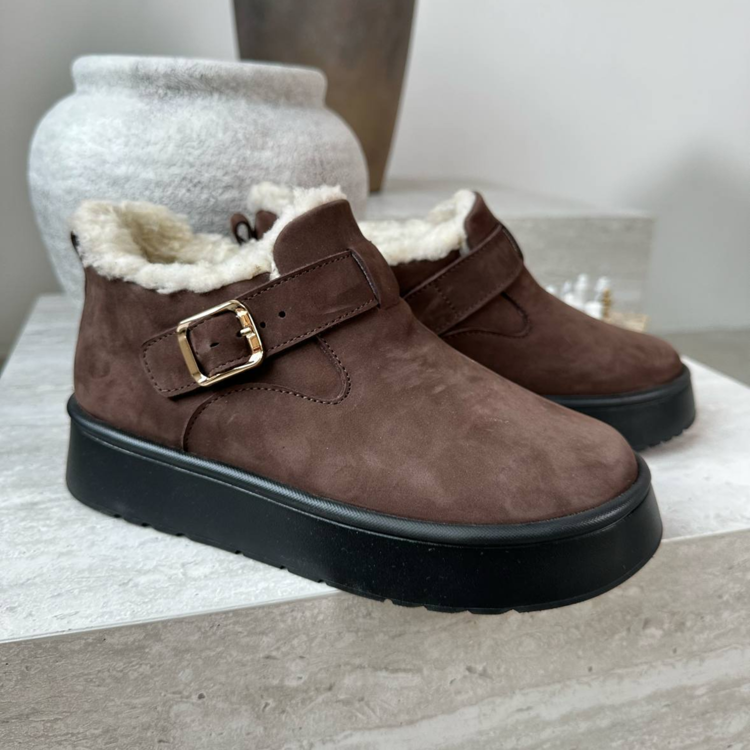 Art Жіночі черевики замшеві Cozy + ART 54 Brown(N) - Зображення 1