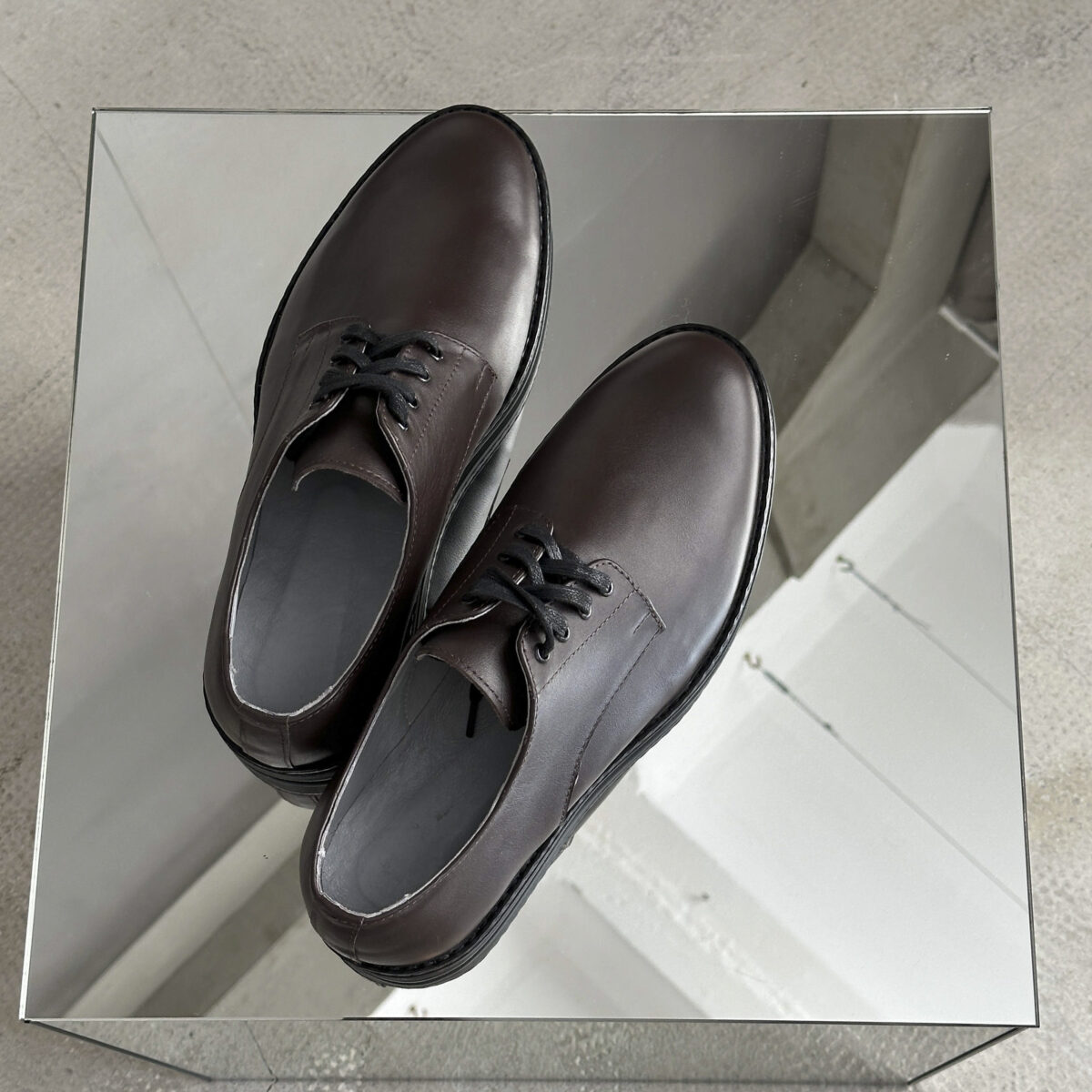 Чоловічі туфлі шкіряні Oxford ART-45 M brown(К) - Зображення 3