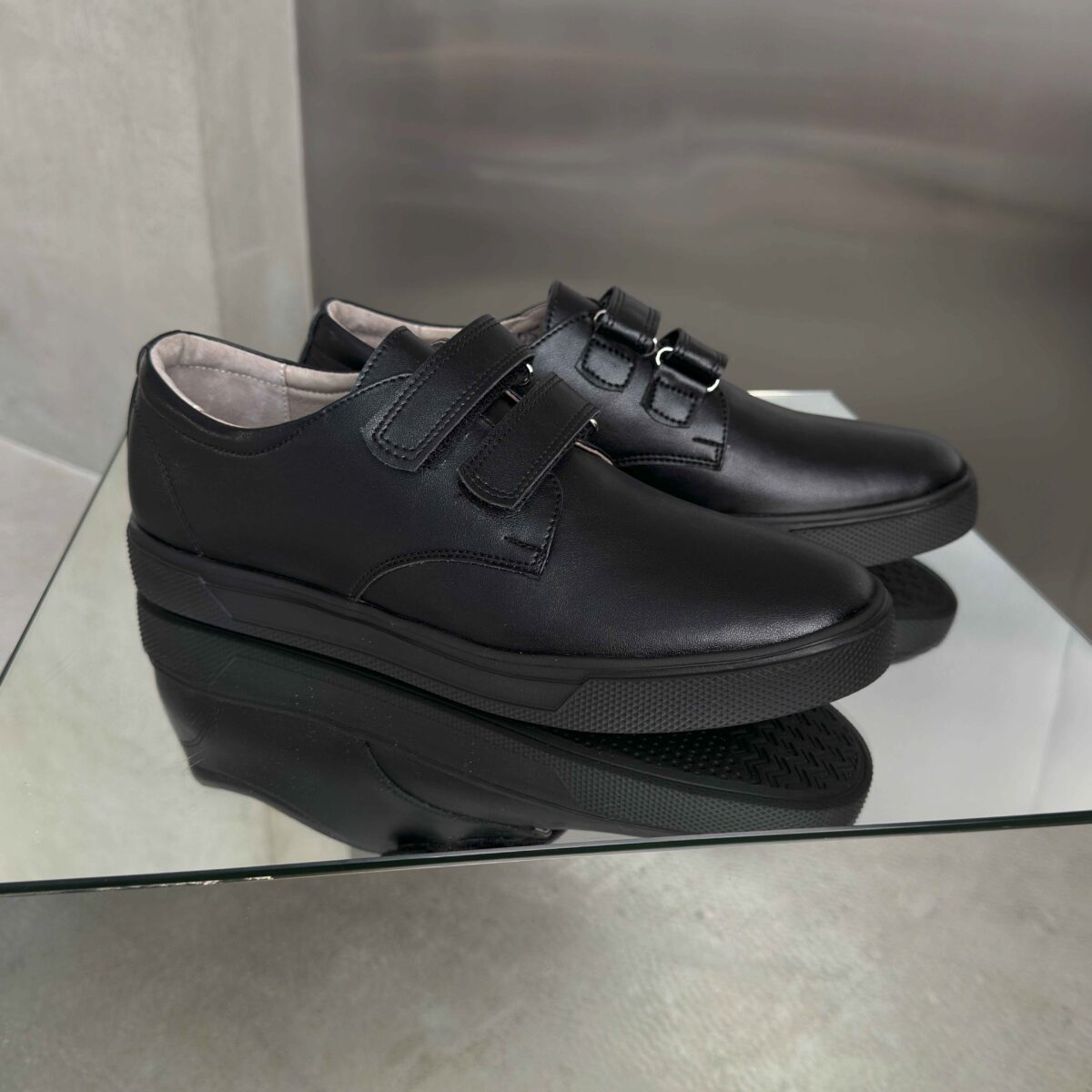 Чоловічі кеди шкіряні Vector Velcro ART-40M black(К) - Зображення 3