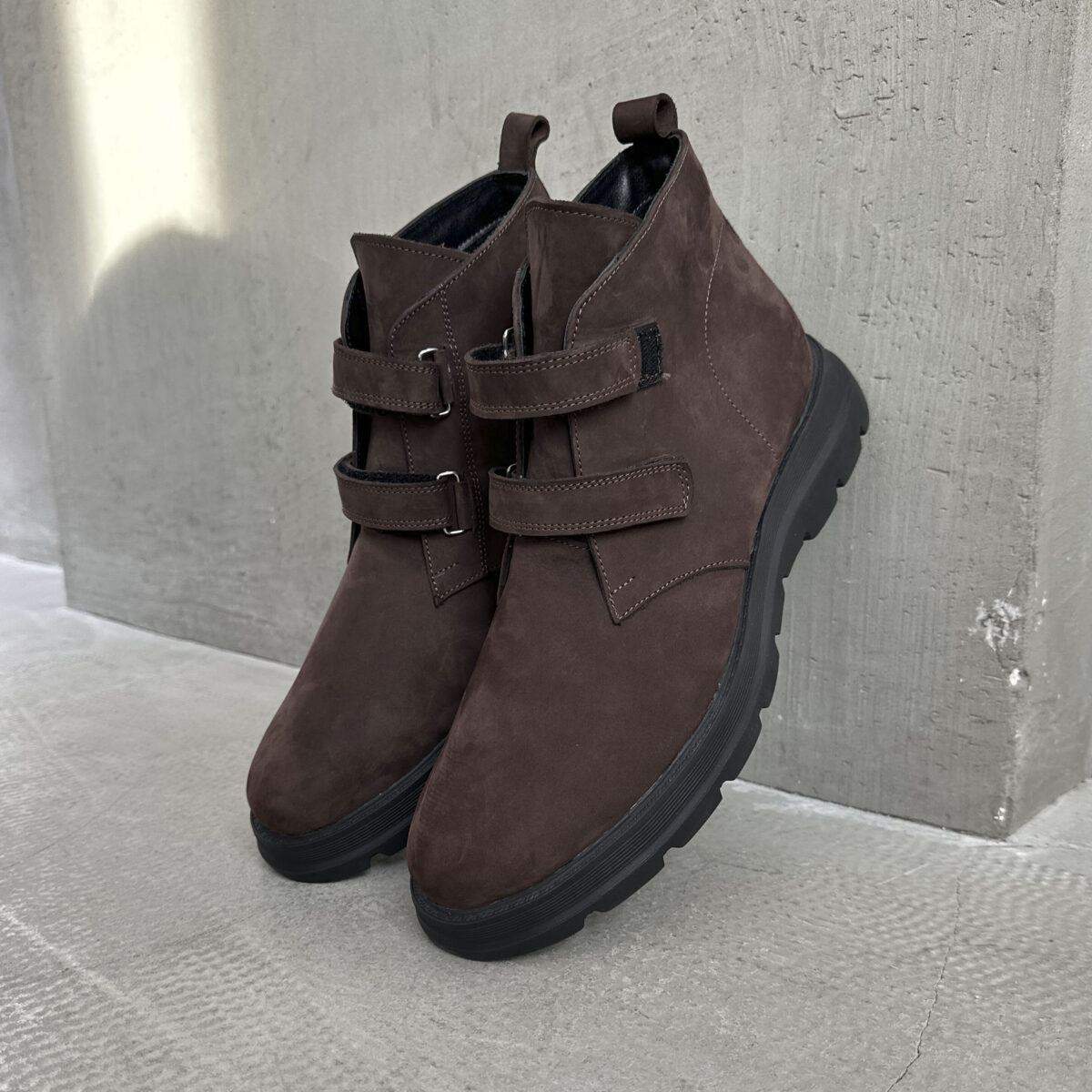 Чоловічі черевики нубукові Ridge ART-44 M brown(N) - Зображення 3