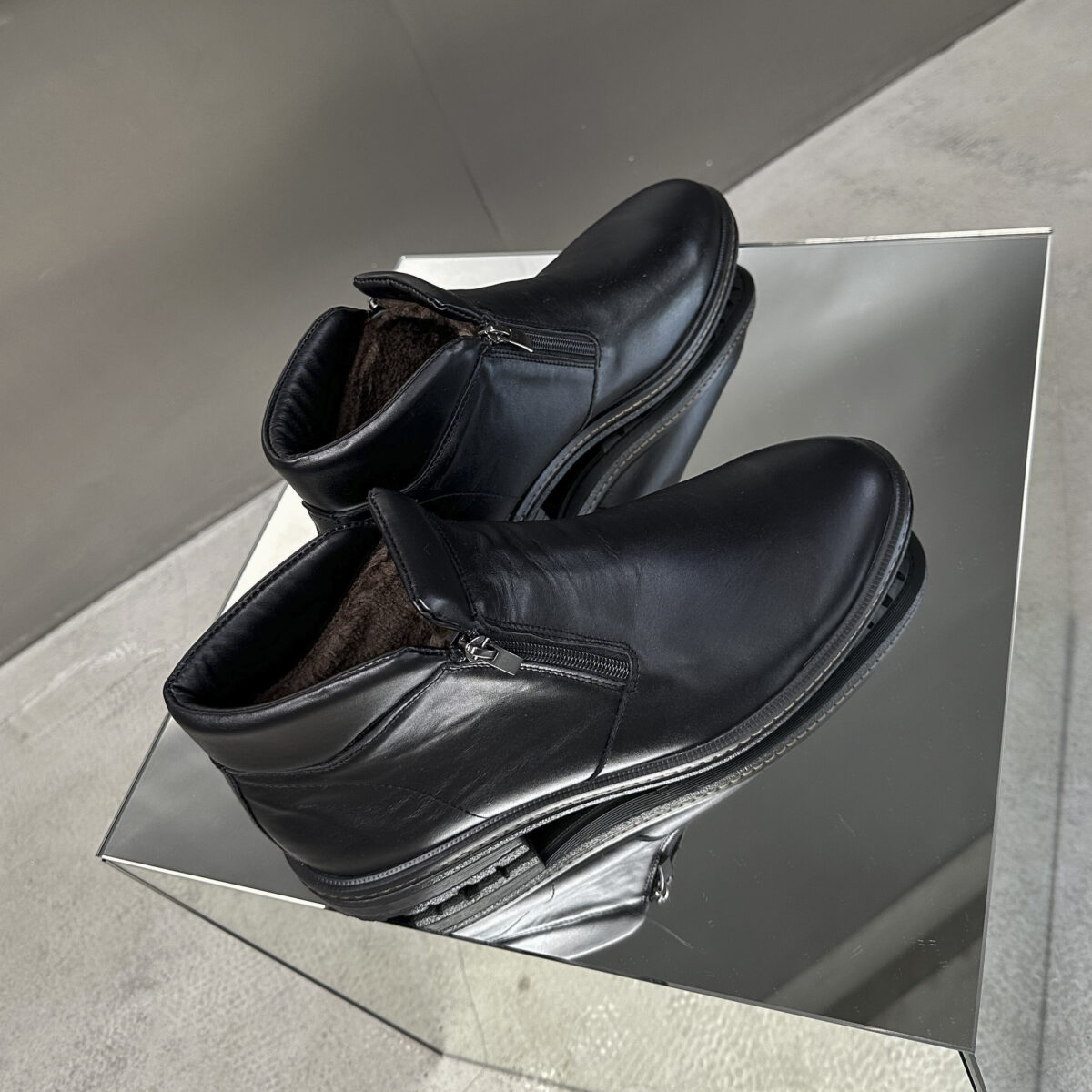 Чоловічі черевики шкіряні Classic Mid ART-33 M black(К) - Зображення 2