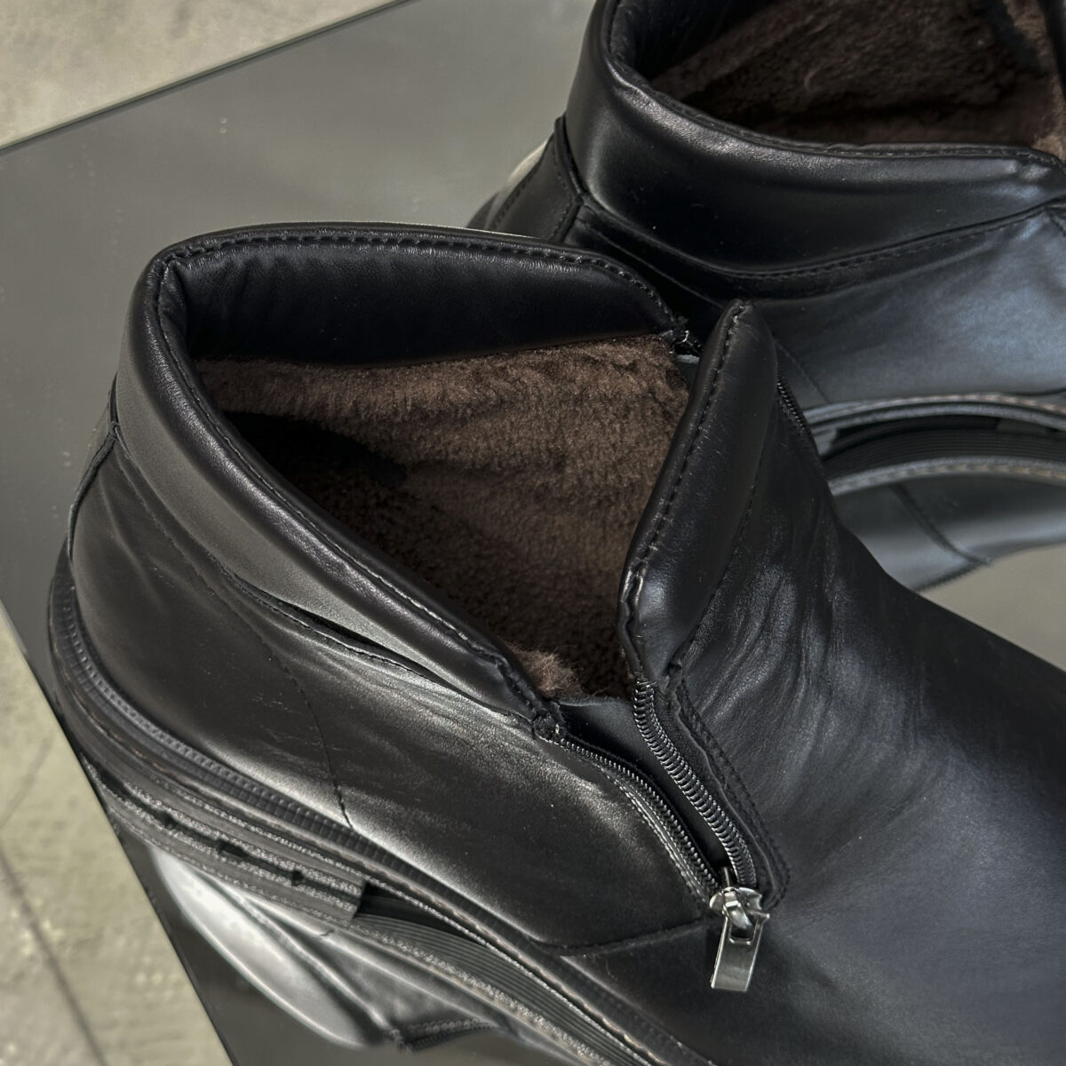 Чоловічі черевики шкіряні Classic Mid ART-33 M black(К) - Зображення 3