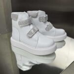 Дитячі черевики шкіряні Kira ART 15D White(K)/Lum(S)