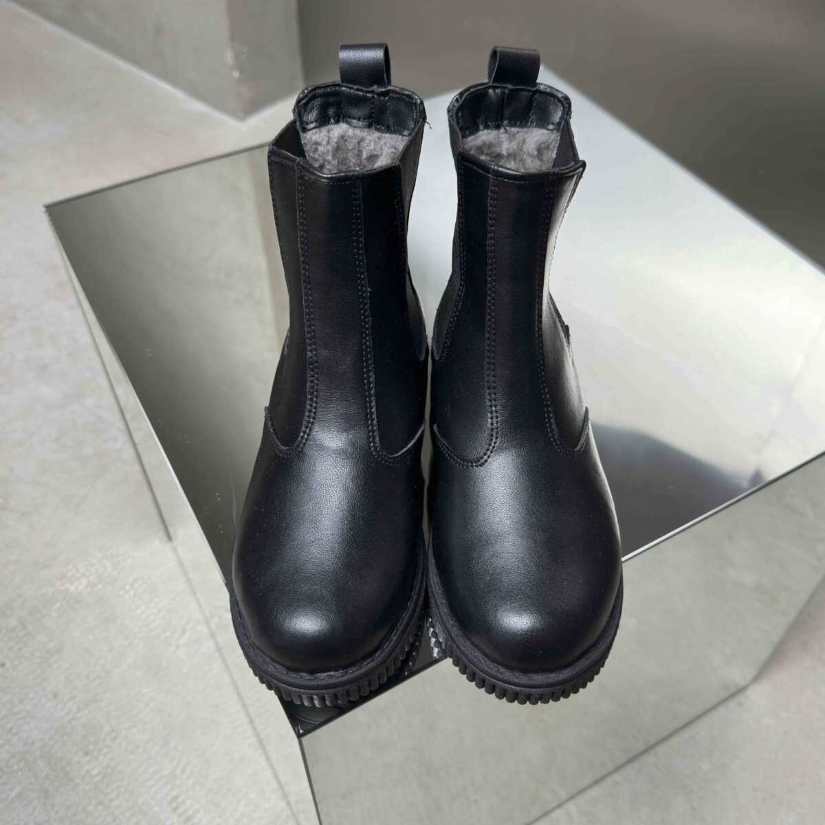 Дитячі чоботи шкіряні Chelsi ART 16D  Black/К - Зображення 2