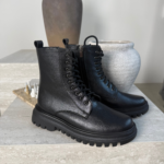 Жіночі черевики шкіряні Basic ART48black (K)