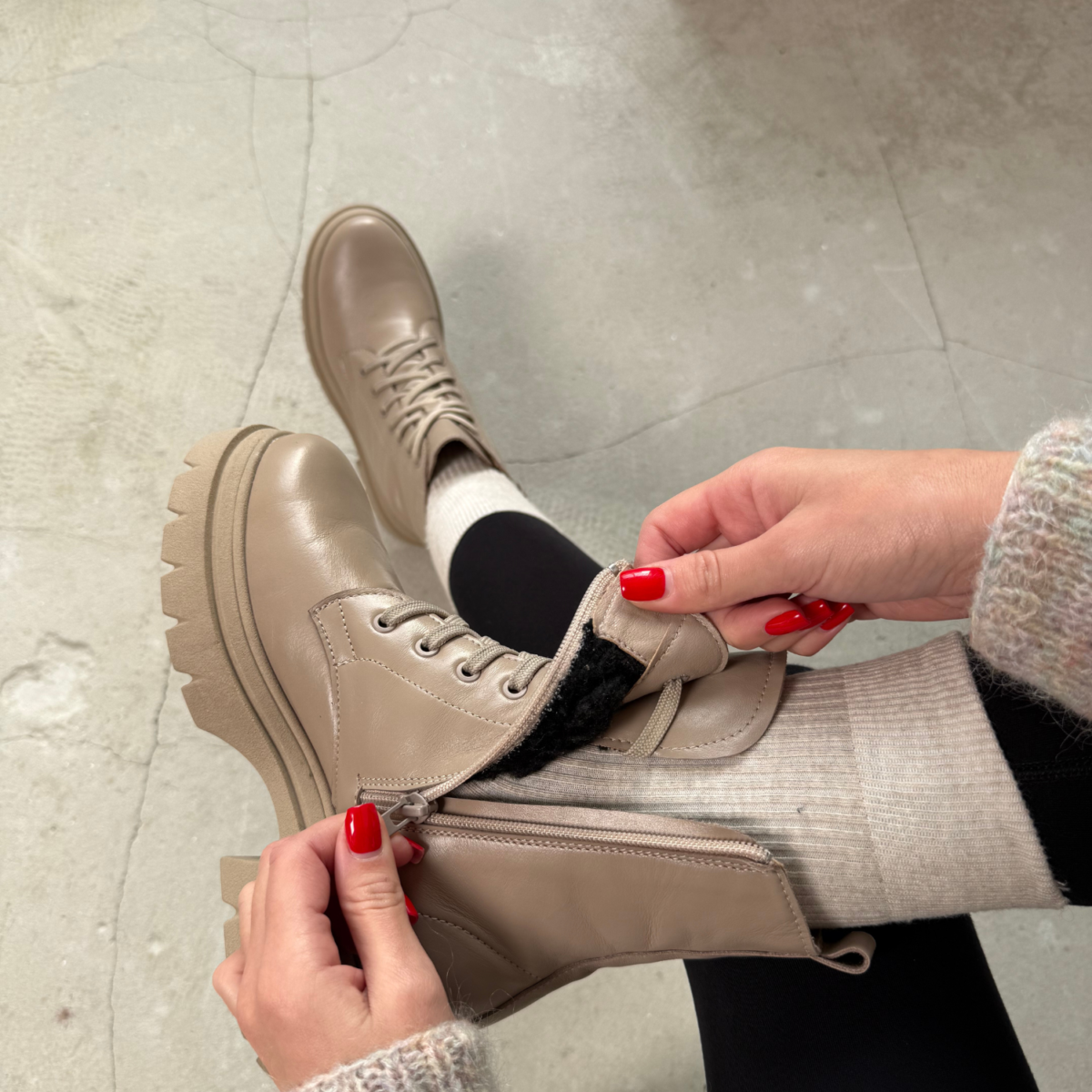 Жіночі черевики Force ART19/2 Beige (K) - Зображення 4