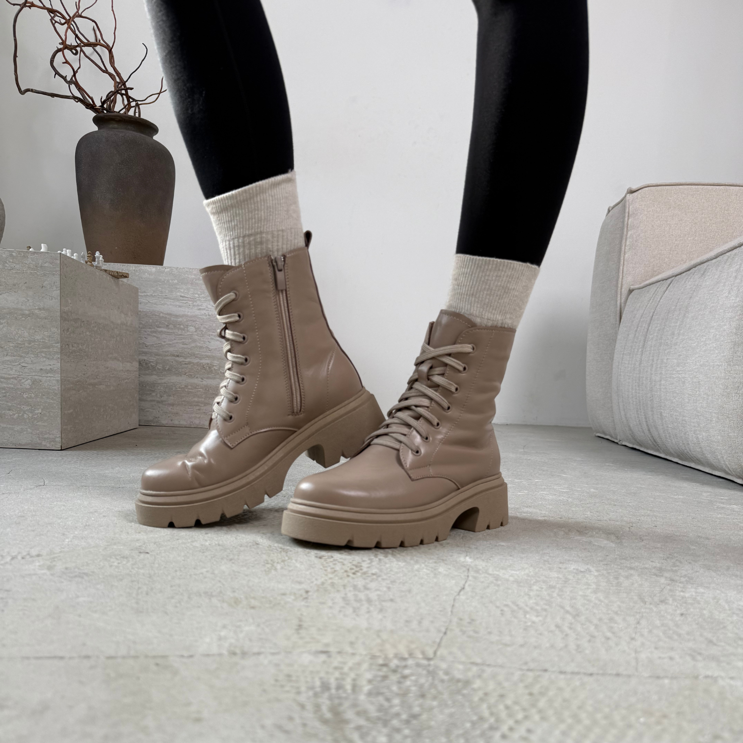 forcek (8) Жіночі черевики Force ART19/2 Beige (K) - Зображення 1
