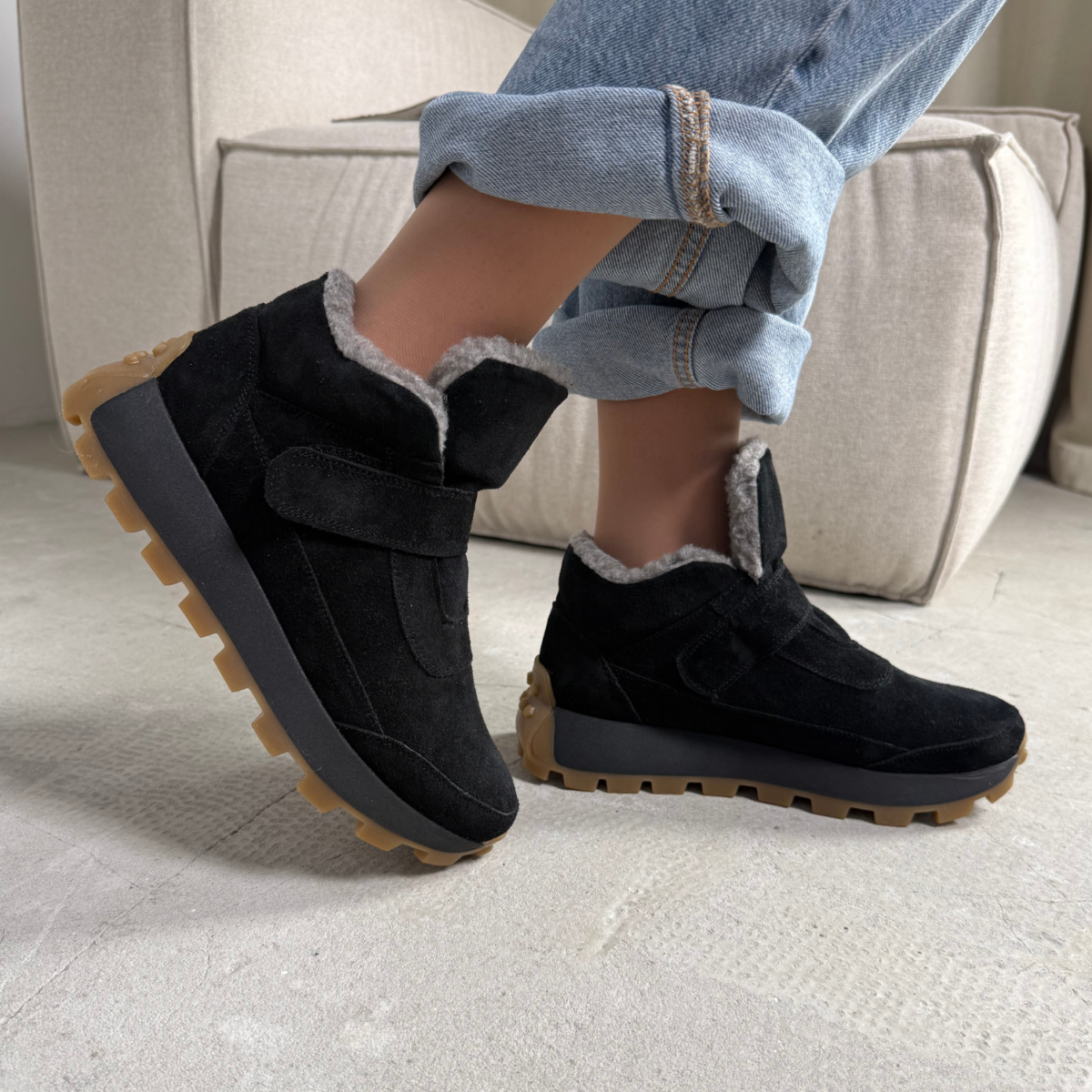 Жіночі зимові кросівки Fox Fur ART 51 Black(S) - Зображення 6