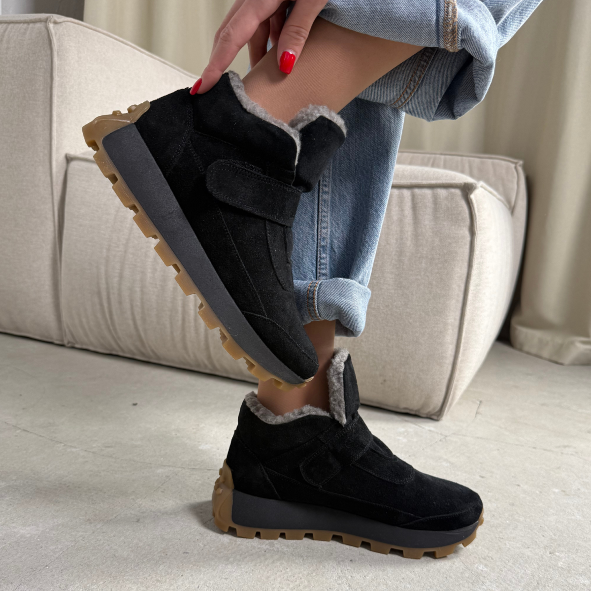 Жіночі зимові кросівки Fox Fur ART 51 Black(S) - Зображення 7