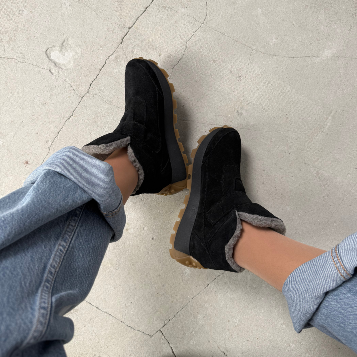 Жіночі зимові кросівки Fox Fur ART 51 Black(S) - Зображення 3