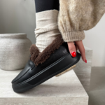 Жіночі лофери Comfort Fur ART 55 Black(K) - Зображення 5