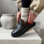Жіночі лофери Comfort Fur ART 55 Black(K) - Зображення 6