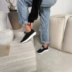 Жіночі кросівки замшеві Basic Black  ART 57 Black(S) - Зображення 2