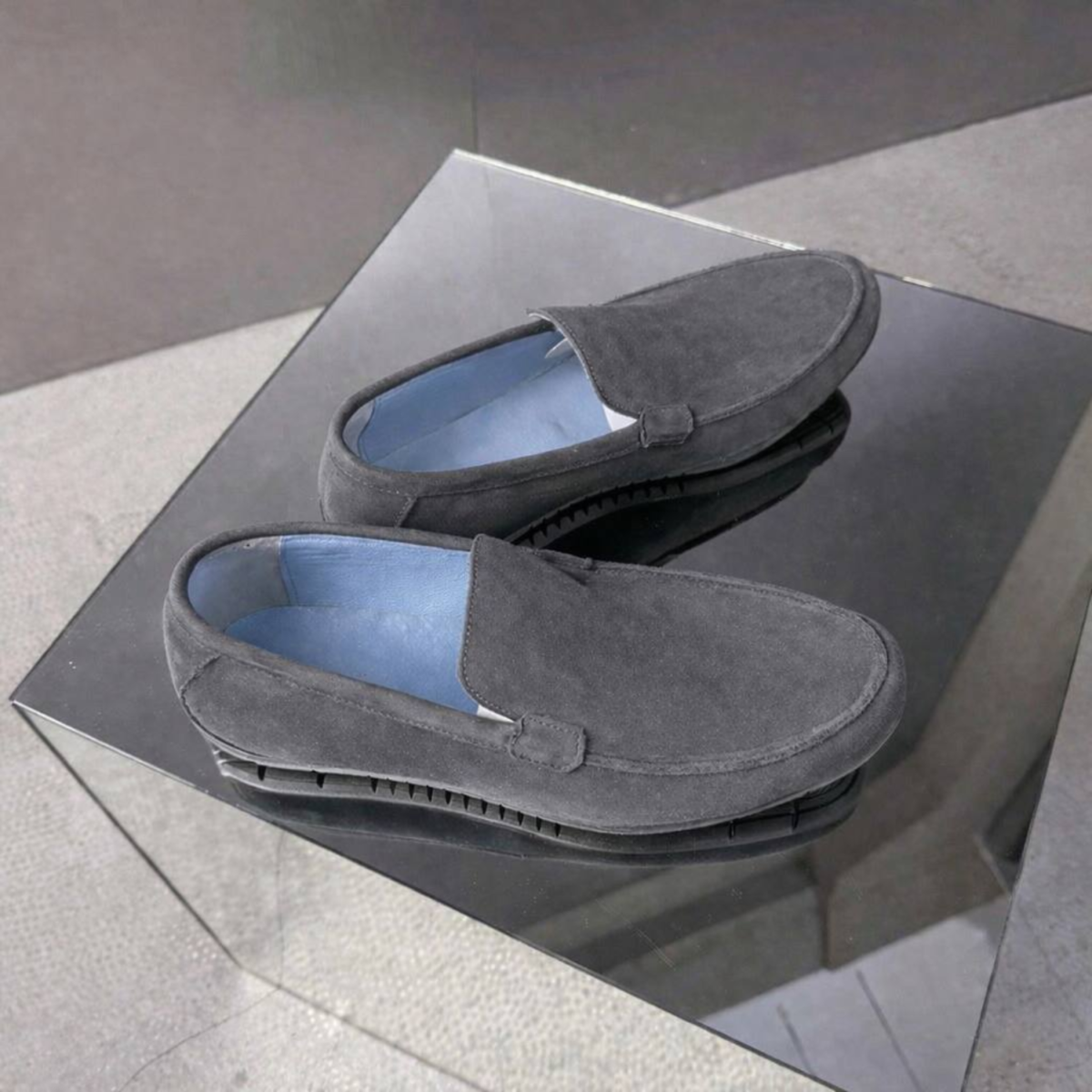 Макасини чоловічі замшеві Soft Dark ART-38 M Black(N) - Зображення 5