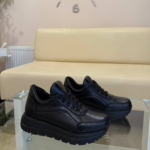 Дитячі кросівки шкіряні Prime ART05D black(К) - Зображення 2