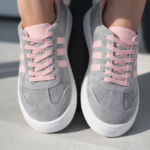 Жіночі кросівки замшеві Candy pink