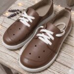 Кеди жіночі шкіряні  Brown Grace