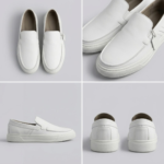 Спортивні білі шкіряні лофери Sport White